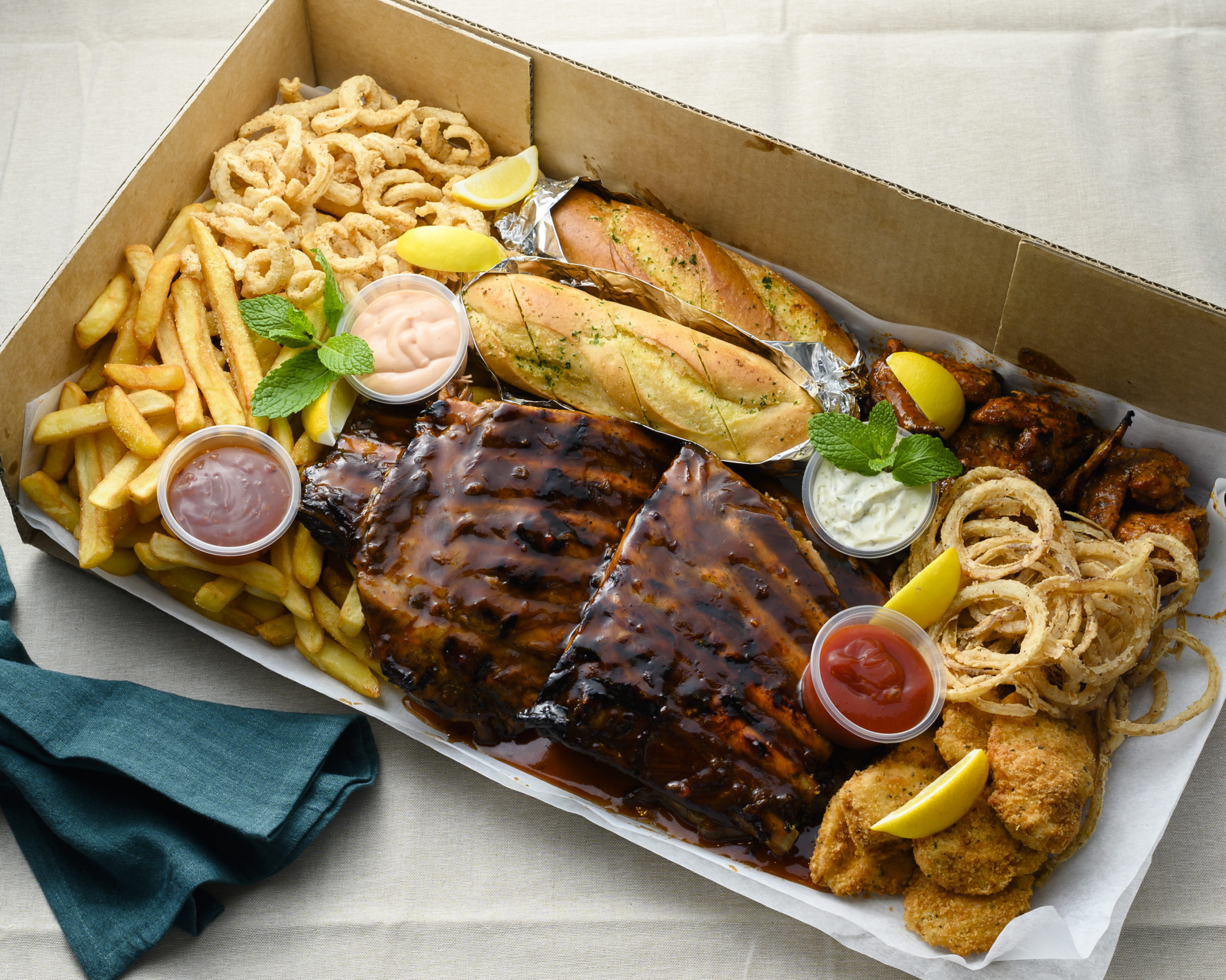 Rack N Roll Ribs, Chicken & Burgers