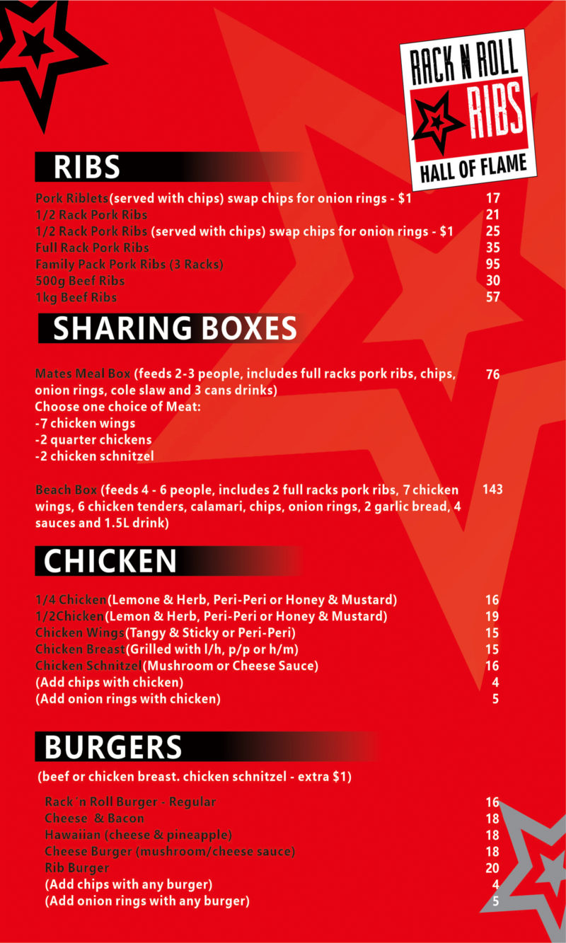 Main Menu Rack N Roll